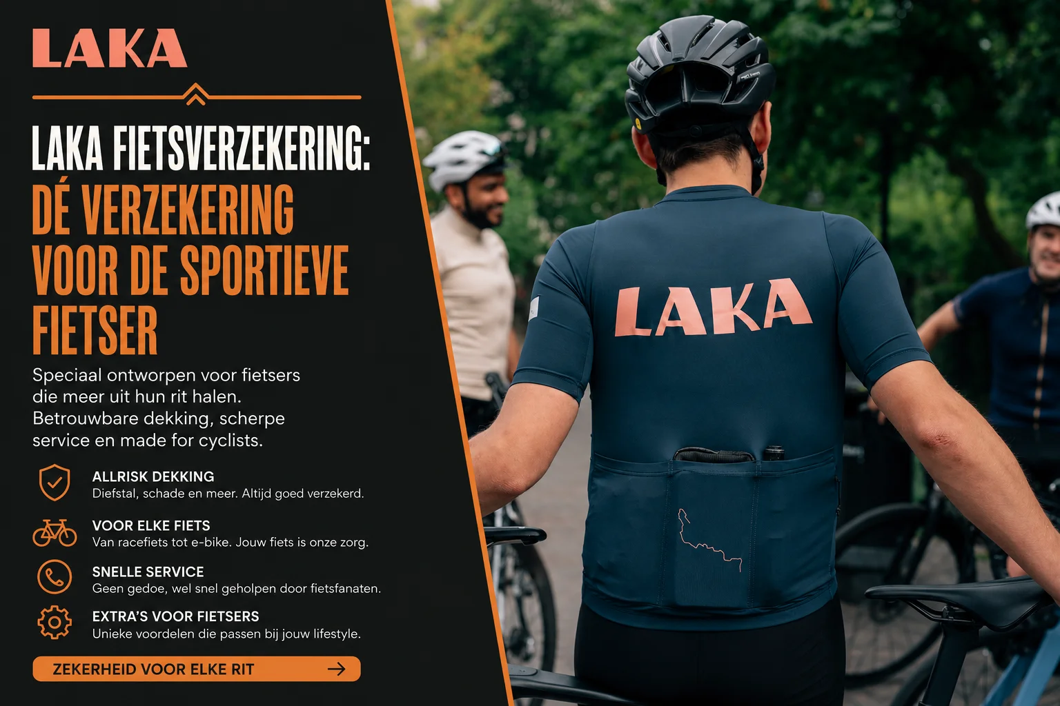 Laka fietsverzekering dE verzekering voor de sportieve fietser