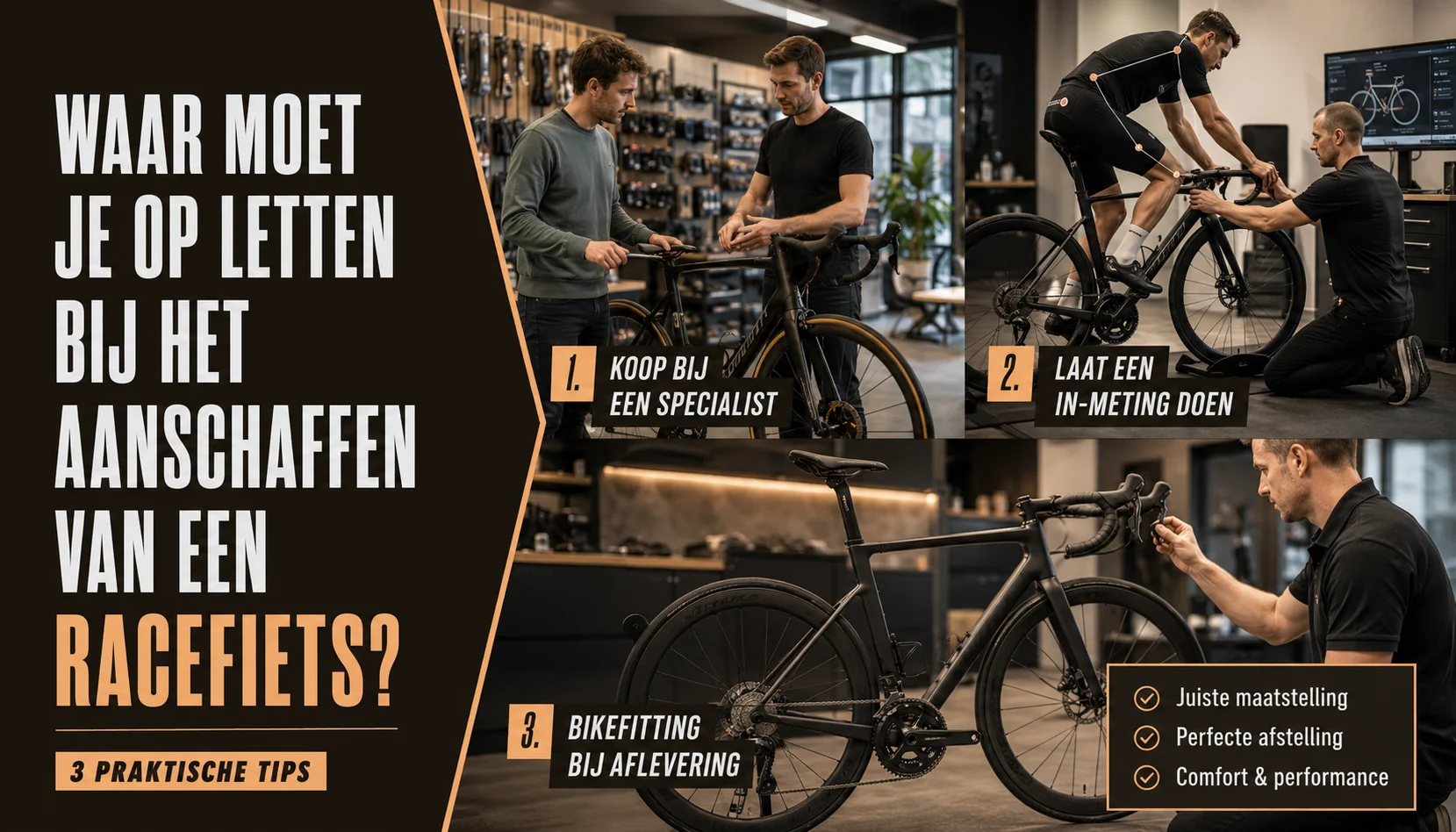 Waar op letten bij het kopen van een racefiets