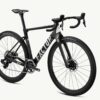 Factor Ostro Gravel-fiets in Naked Grunge Red, 45 graden zicht vanaf de aandrijfzijde