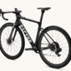 Factor Ostro Gravel-fiets in Naked Grunge Red, 45 graden zicht vanaf de niet-aandrijfzijde