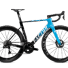 Factor Ostro VAM-fiets in Team Blue, zijaanzicht aandrijfzijde