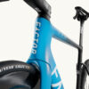 Factor Ostro VAM-fiets in Team Blue, close-up van de balhoofdbuis