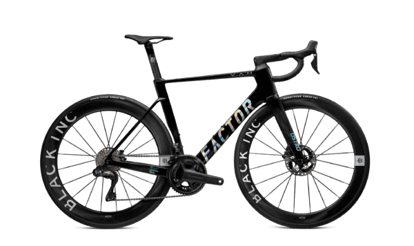 Factor Ostro VAM-fiets in Chrome Ultegra, zijaanzicht aandrijfzijde