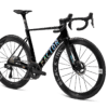 Factor Ostro VAM-fiets in Chrome Ultegra, 45 graden zicht vanaf de aandrijfzijde