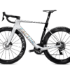 Factor Ostro VAM-fiets in Pearl White, zijaanzicht niet-aandrijfzijde